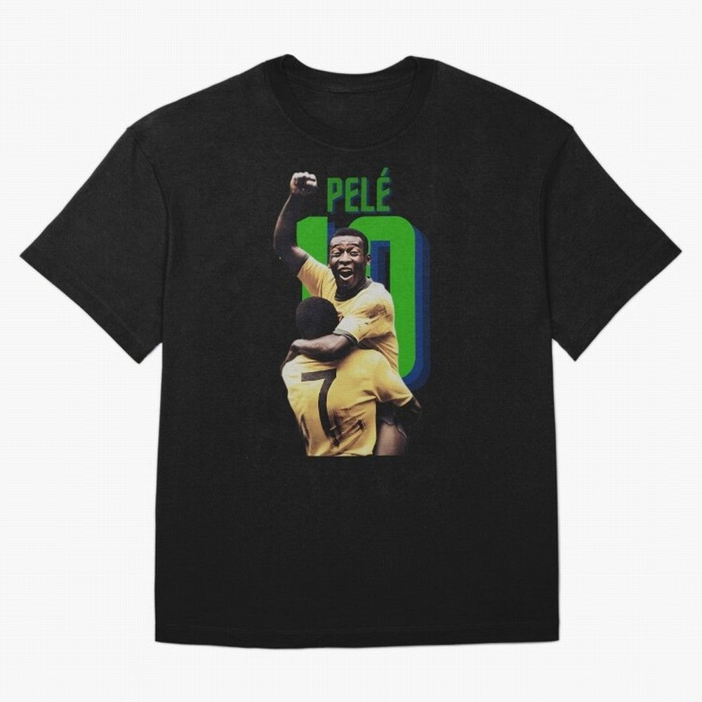 Pele 10 Oversized T-Shirt Celebrate National Team Dreams in Match Day Hype around FIFA World Cup 2026 Group Stage, CR7, Spain, Championship Spirit, Famous Goals, Roaring Crowds and International Football Unity; Made for Collectors Who Enjoy Iconic