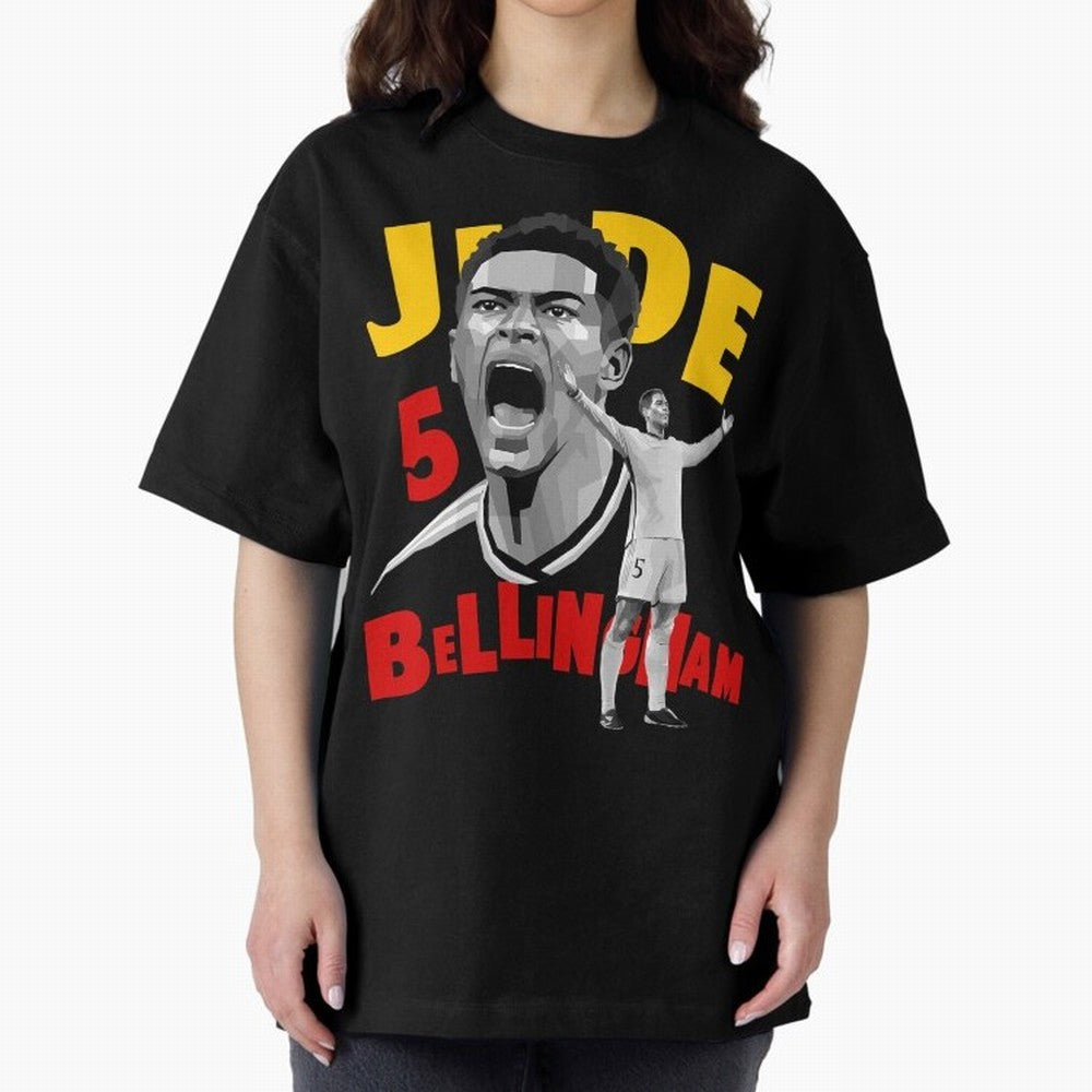 Jude Bellingham Oversized T-Shirt Mark FIFA World Cup 2026 USA Canada Mexico Connected to Neymar, Haaland and Cristiano Ronaldo, Spain and Netherlands Energy, Soccer Culture, Superstar Moments, National Team Dreams and Competitive Fire; Perfect for