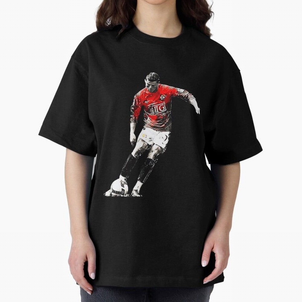 CR7 Artwork For Soccer Fans Gift For Football Lovers Oversized T-Shirt Celebrate the Road through FIFA World Cup 2026 USA Canada Mexico Made for Neymar, Argentina Energy, Goal Celebration Energy, Supporter Heritage, Football Icons and Worldwide