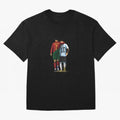 Messi Ronaldo Chit Chat Illustration Classic Oversized T-Shirt Show Up for the Glory of Global Football Passion for FIFA World Cup 2026 Group Stage, Built around CR7, Portugal, Retro Football Energy, Iconic Rivalries, Trophy Chase Drama and Stadium