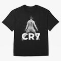 CR7 Ronaldo Celebration Artwork For Football Fans Gift For Soccer Enthusiasts Oversized T-Shirt Honor the Football Icons of FIFA World Cup 2026 Group Stage Spirit, Highlighting France and Portugal, Messi, CR7 and Mbappe, Classic Soccer Heritage,