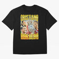 Ronaldo Siuuu Celebration Silhouette Design For Football Fans, Gift For Soccer Enthusiasts Oversized T-Shirt Keep the Legacy of FIFA World Cup 2026 Spirit, Filled with England and Germany, Messi, Neymar and Mbappe, Football Passion, Legendary
