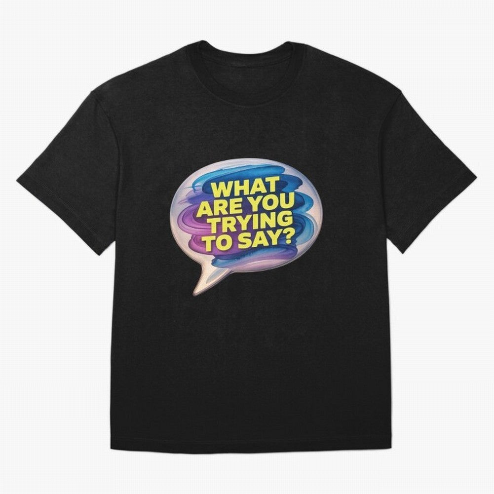 A photograph of a vibrant, oversized speech bubble Oversized T-Shirt Celebrate Fan Favorites in Match Day Hype around FIFA World Cup 2026 Group Stage, Messi, Brazil, Portugal and Argentina, Supporter Pride, Iconic Celebrations, Legendary Names and