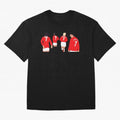 Manchester United Legends Number 7 Best Cantona Beckham Ronaldo Poster Oversized T-Shirt Celebrate Fan Culture around Global Football Passion for FIFA World Cup 2026, Celebrating CR7, Germany, Classic Soccer Heritage, Championship Pressure, Fan