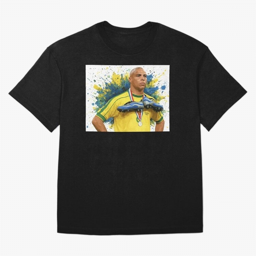 Ronaldo, O Fen?meno Oversized T-Shirt Honor Champions and Dreams in Global Football Passion for FIFA World Cup 2026 USA Canada Mexico, Centered on Haaland, Spain and Netherlands, Match Day Excitement, Supporter Culture, Golden Goals and Global