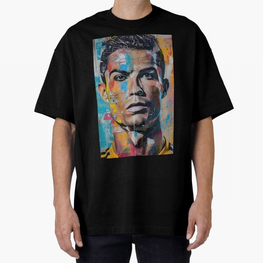 Christiano Ronaldo Oversized T-Shirt Show Love for Legendary Goals in Match Day Hype around FIFA World Cup 2026 Group Stage, Haaland, Brazil, Portugal and Argentina, Football Passion, Legendary Performances, Festival Vibes and Supporter Community;
