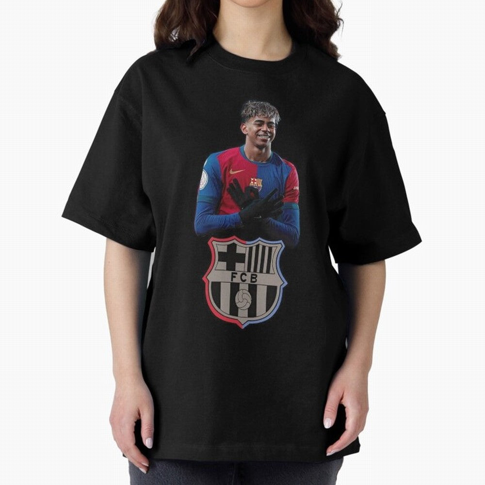 Lamine Oversized T-Shirt Fuel Your Fan Pride for the FIFA World Cup 2026 USA Canada Mexico Journey through Messi, Neymar and Mbappe Highlights, England and Germany Pride, Classic Soccer Heritage, Championship Pressure, Fan Loyalty and International