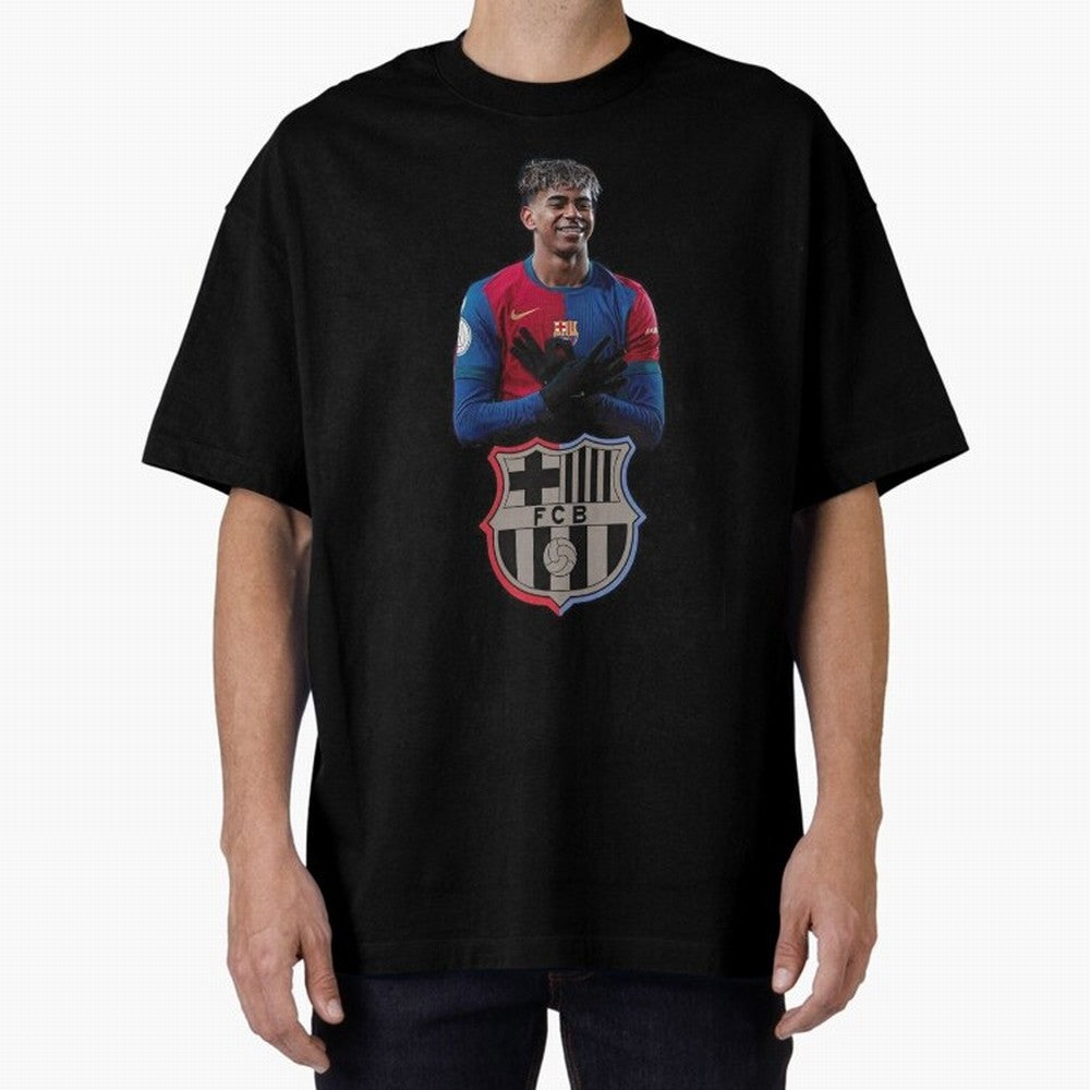 Lamine Oversized T-Shirt Fuel Your Fan Pride for the FIFA World Cup 2026 USA Canada Mexico Journey through Messi, Neymar and Mbappe Highlights, England and Germany Pride, Classic Soccer Heritage, Championship Pressure, Fan Loyalty and International