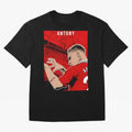 Antony Oversized T-Shirt Celebrate Unforgettable Nights in the FIFA World Cup 2026 Group Stage Journey through Messi, CR7 and Mbappe Highlights, Portugal Pride, Sports Nostalgia, International Competition, Famous Players and Unforgettable