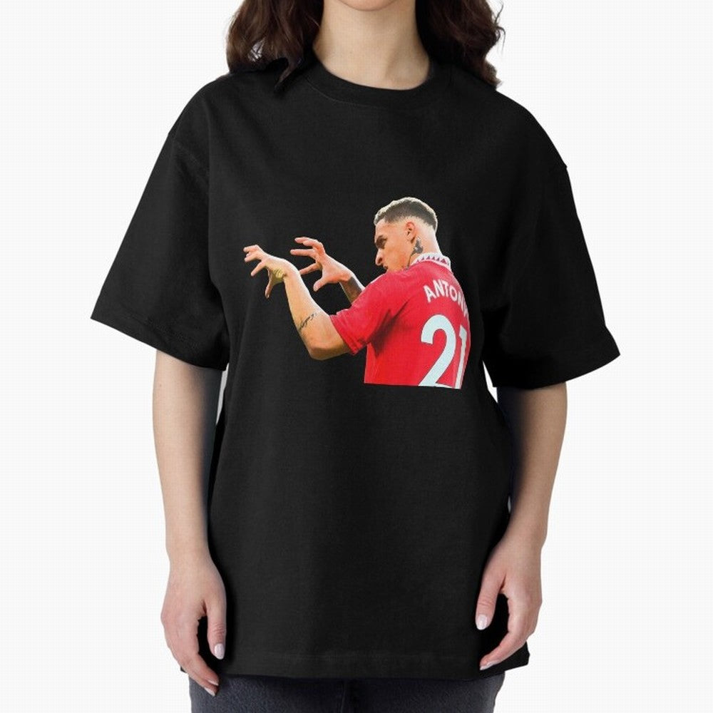 Antony Oversized T-Shirt Bring World Football Passion into Global Football Passion for FIFA World Cup 2026 Group Stage, Featuring Mbappe and Neymar, Argentina and Brazil, Classic Soccer Heritage, Championship Pressure, Fan Loyalty and International