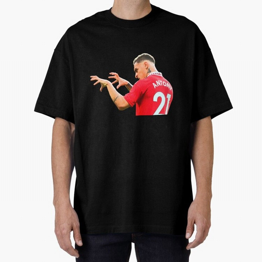 Antony Oversized T-Shirt Bring World Football Passion into Global Football Passion for FIFA World Cup 2026 Group Stage, Featuring Mbappe and Neymar, Argentina and Brazil, Classic Soccer Heritage, Championship Pressure, Fan Loyalty and International