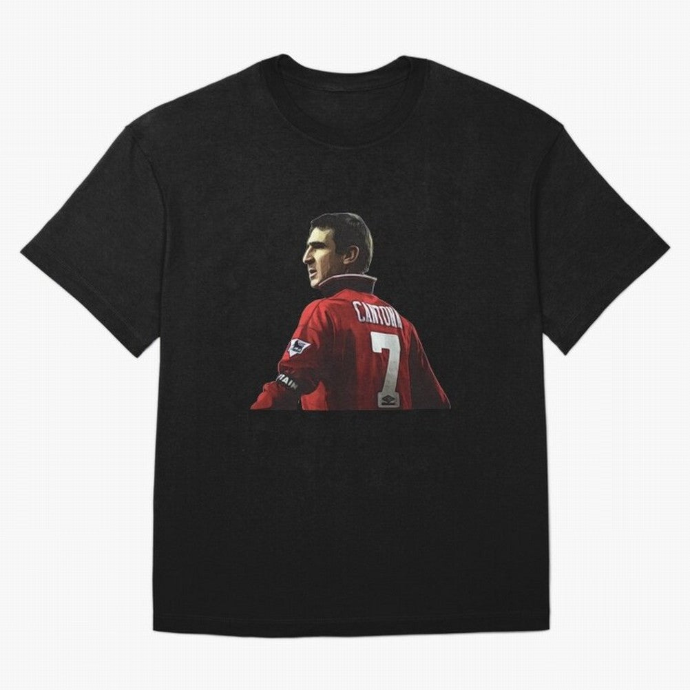 King of Manchester Eric Cantona Oversized T-Shirt Celebrate the Magic of Global Football Passion for FIFA World Cup 2026 USA Canada Mexico, Centered on Mbappe and Neymar, England, France and Netherlands, Global Supporter Spirit, Legendary Goals,