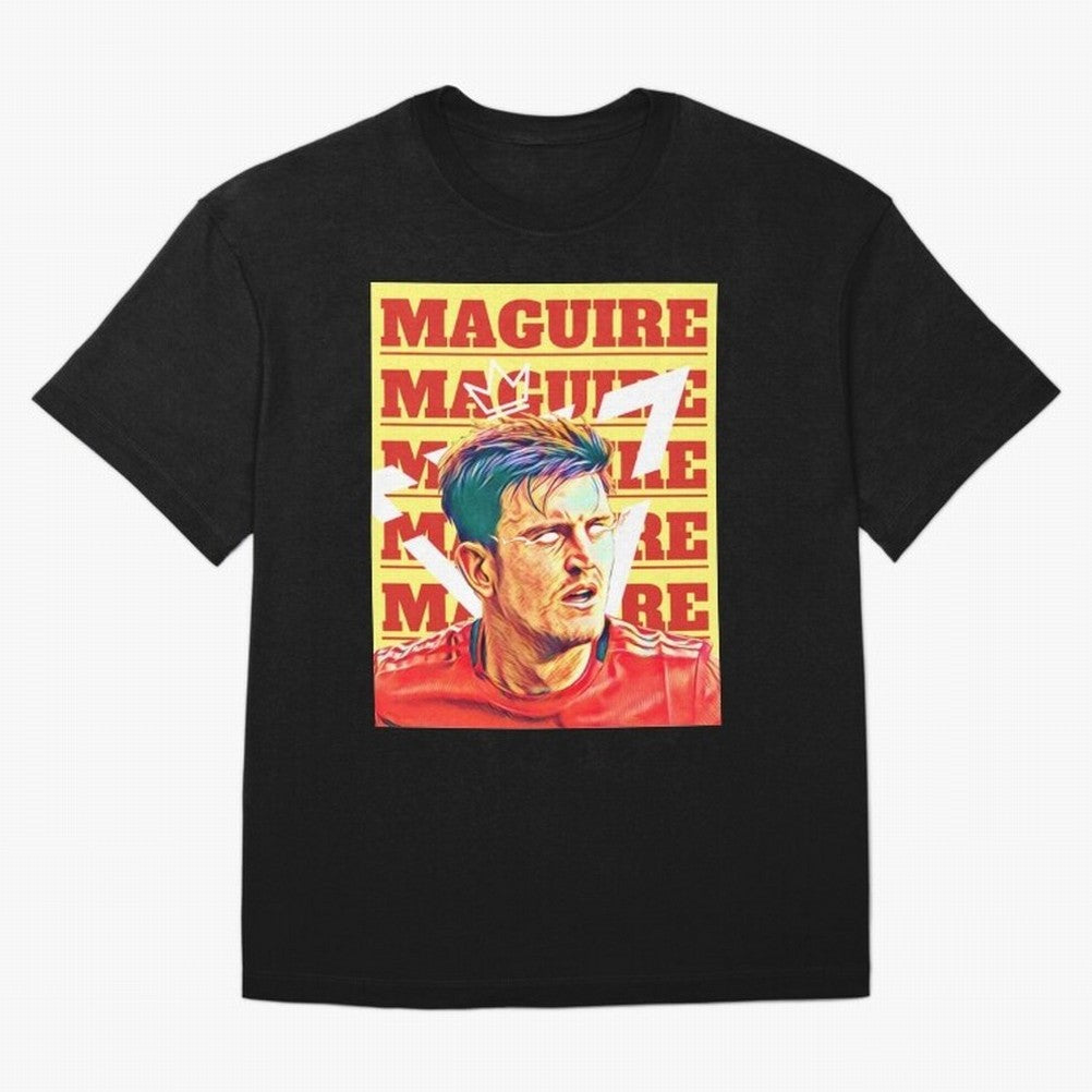 HARRY MAGUIRE, THE CAPTAIN Oversized T-Shirt Share the FIFA World Cup 2026 Journey through Mbappe Highlights, Portugal Pride, Tournament Hype, Historic Matchups, Family Viewing Parties and Global Sports Pride; Ideal for Fans Who Follow Messi,