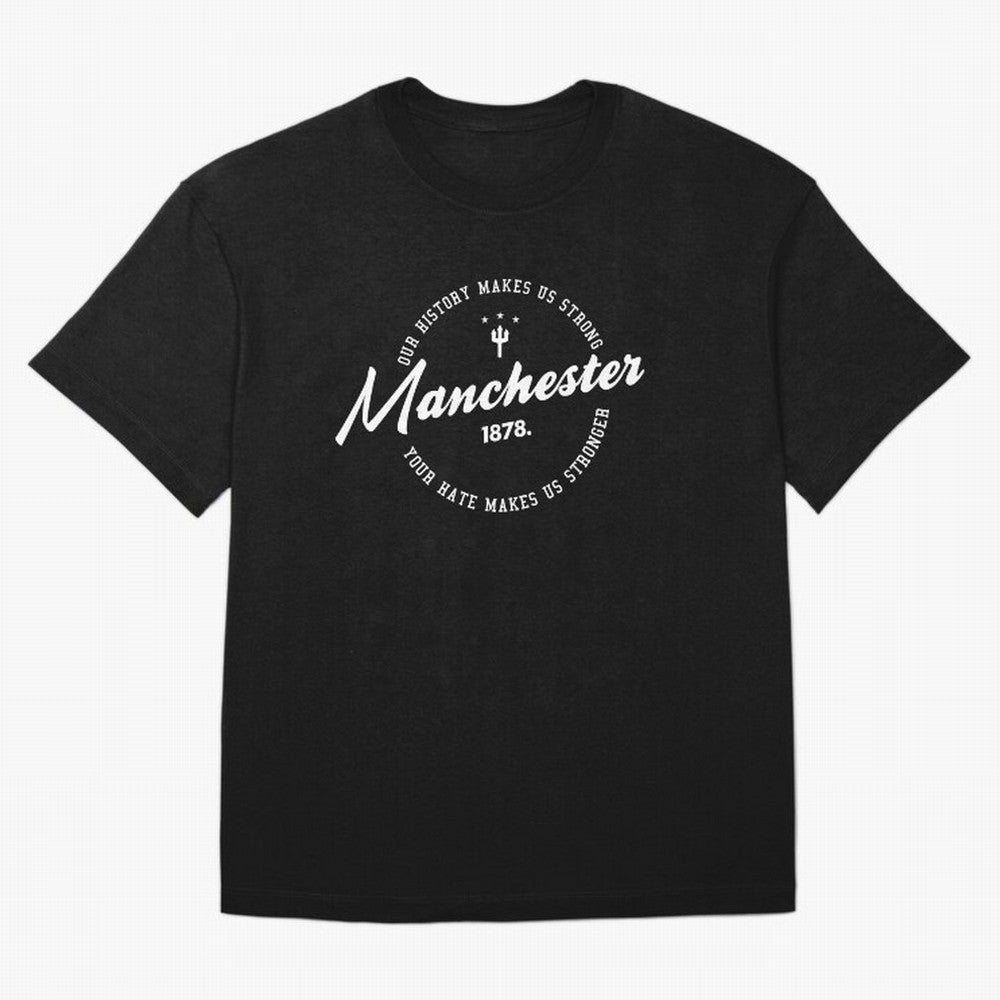 Mancester United Quotes Oversized T-Shirt Enjoy Global Football Passion for FIFA World Cup 2026 Group Stage, Connected to Neymar, Haaland and Cristiano Ronaldo, Germany, Global Supporter Spirit, Legendary Goals, National Colors and Tournament