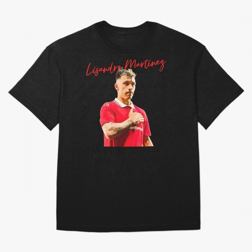 Lisandro Martinez Oversized T-Shirt Represent Global Football Passion for FIFA World Cup 2026 Group Stage, Centered on Haaland, Portugal, Tournament Hype, Historic Matchups, Family Viewing Parties and Global Sports Pride; Ideal for Fans Who Follow