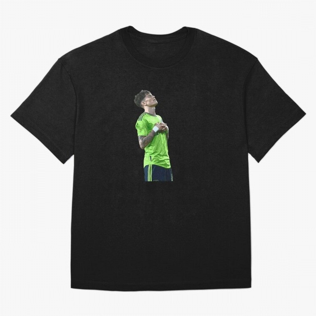 Alejandro Garnacho Oversized T-Shirt Make Game Day About FIFA World Cup 2026 for Fans of Cristiano Ronaldo, Haaland and CR7 and France and Portugal, Bringing Sports Nostalgia, International Competition, Famous Players and Unforgettable Victories;