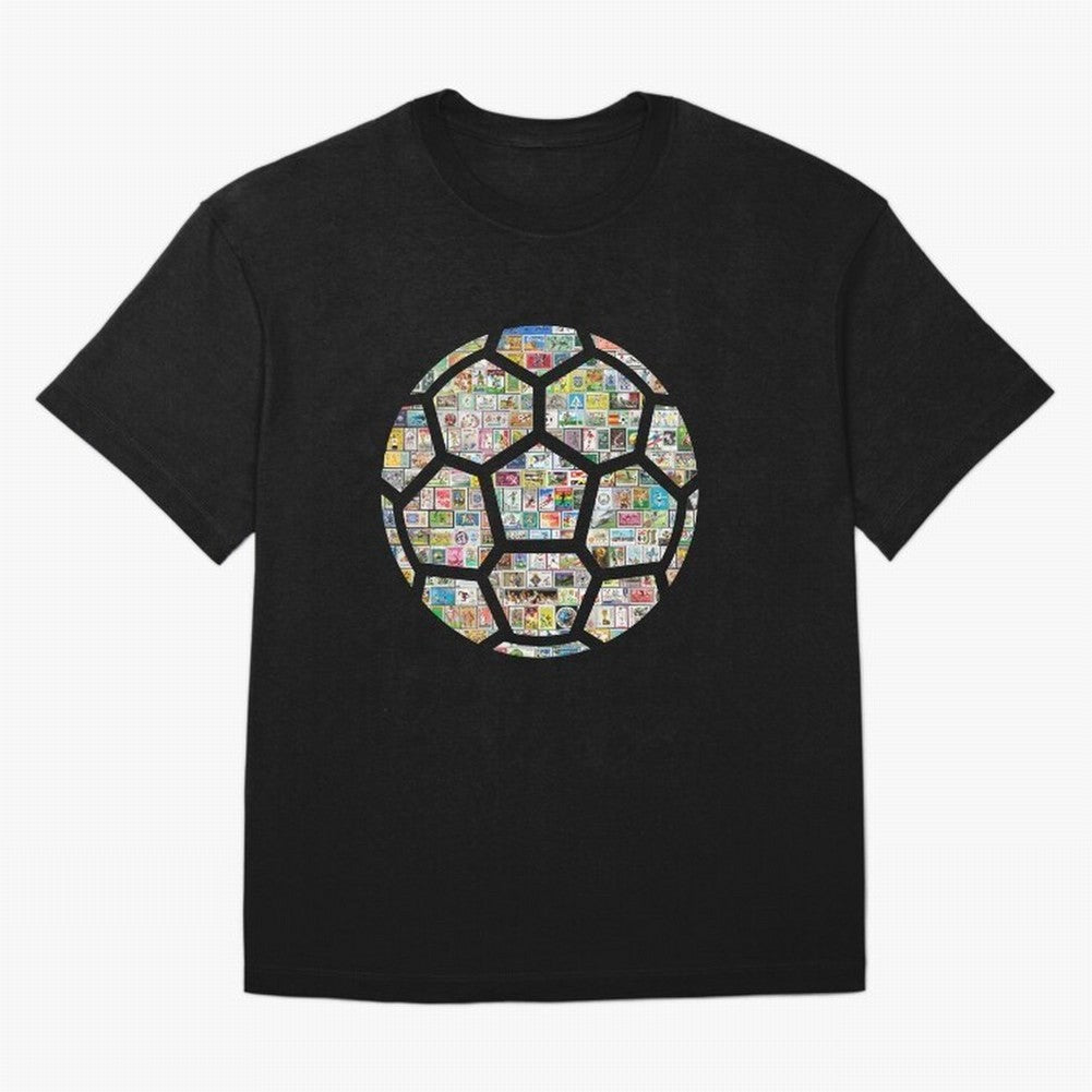 Philately Soccer Ball Oversized T-Shirt Bring a Champion Mindset to Match Day Hype around FIFA World Cup 2026, CR7 and Messi, Germany, Stadium Chants, National Pride, Trophy Dreams and Unforgettable Football Memories; Perfect for Fans, Collectors,