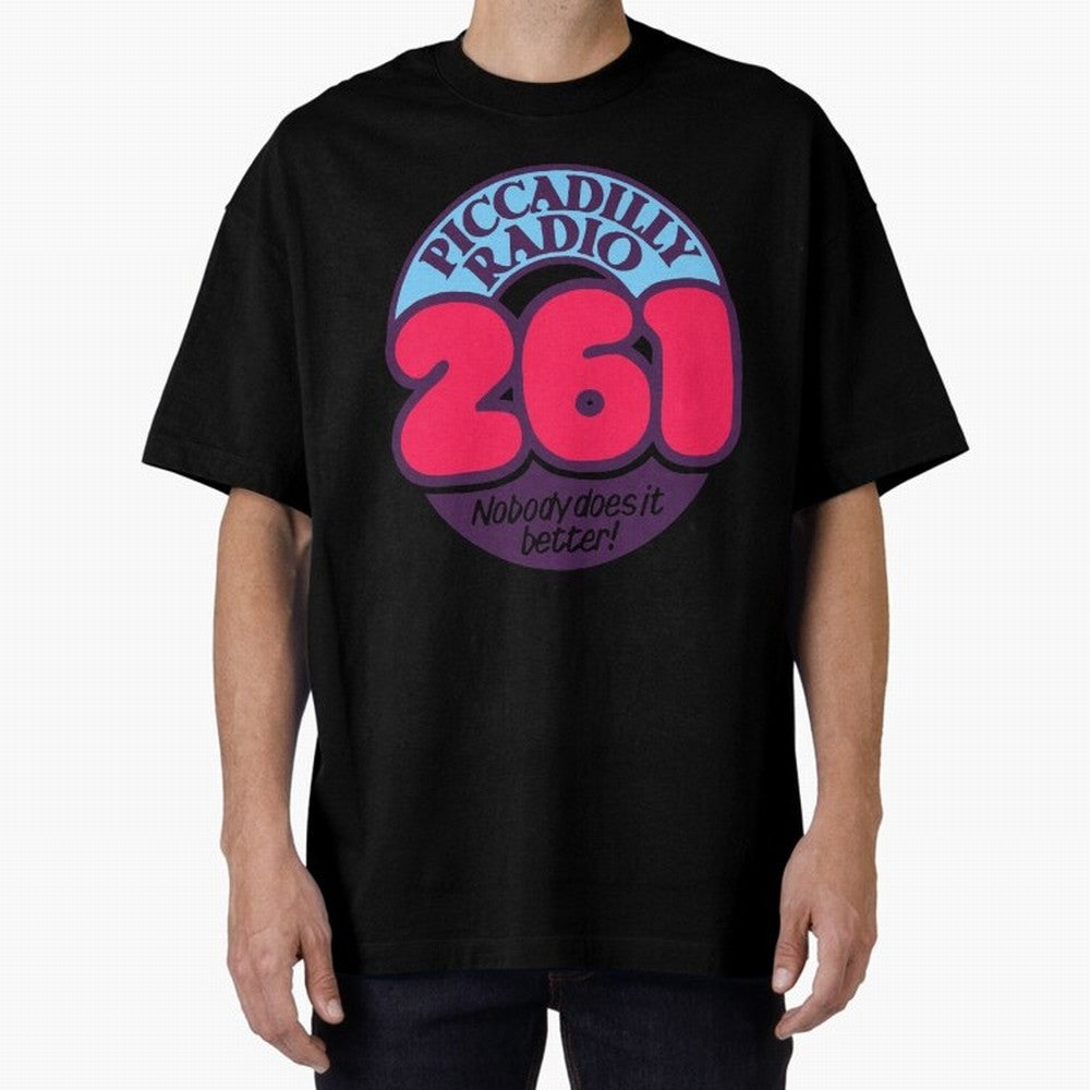 Piccadilly Radio Manchester Oversized T-Shirt Follow the Final Road of Global Football Passion for FIFA World Cup 2026 USA Canada Mexico, Inspired by Mbappe, Portugal, Stadium Chants, National Pride, Trophy Dreams and Unforgettable Football