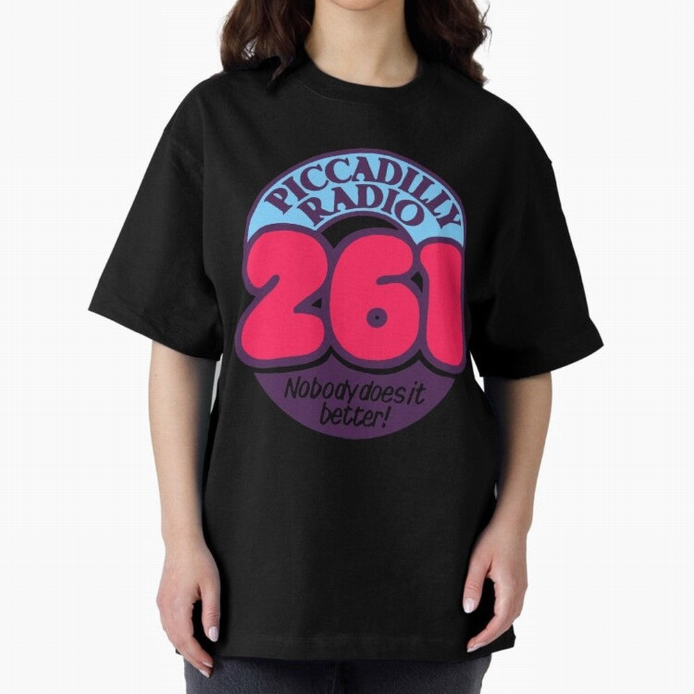 Piccadilly Radio Manchester Oversized T-Shirt Follow the Final Road of Global Football Passion for FIFA World Cup 2026 USA Canada Mexico, Inspired by Mbappe, Portugal, Stadium Chants, National Pride, Trophy Dreams and Unforgettable Football