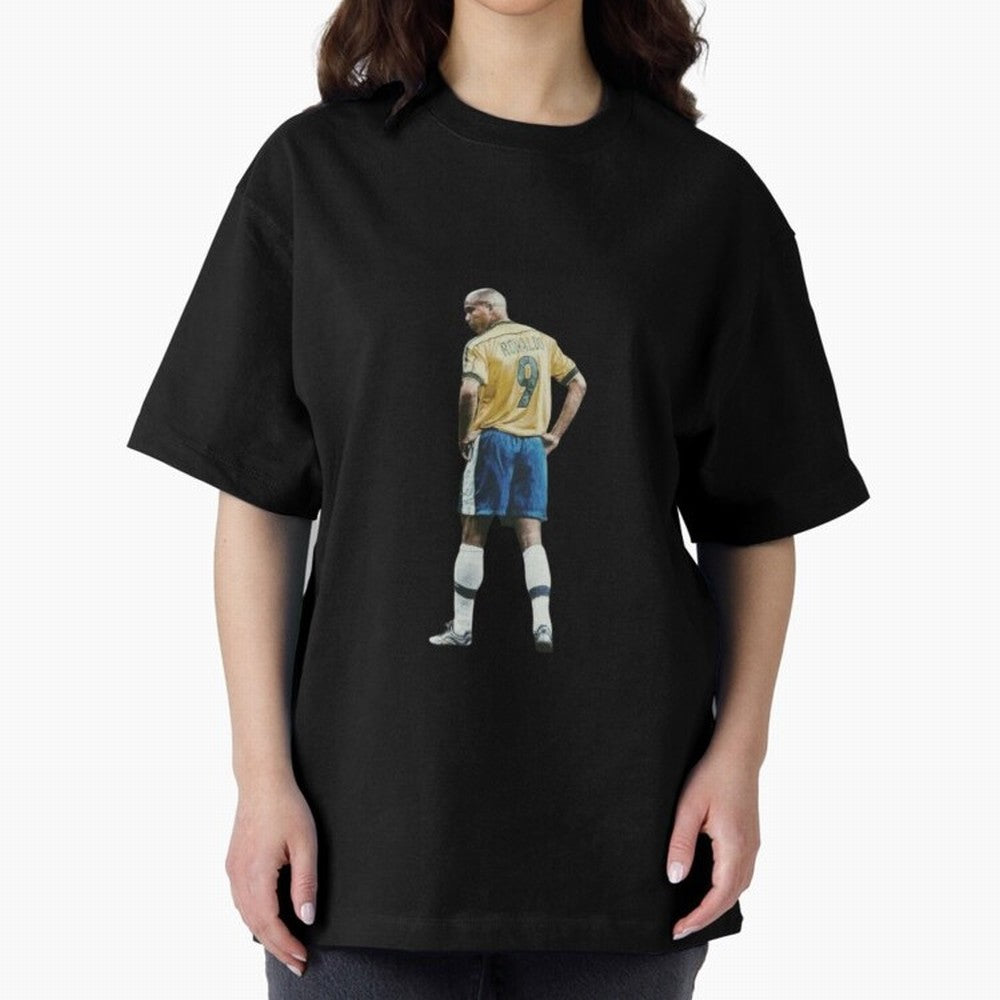 Brazilian Football Player from Milano Oversized T-Shirt Relive Legendary Nights from the FIFA World Cup 2026 USA Canada Mexico Journey through Messi and Cristiano Ronaldo Highlights, England Pride, Game Day Rituals, Football Legends, Country Pride