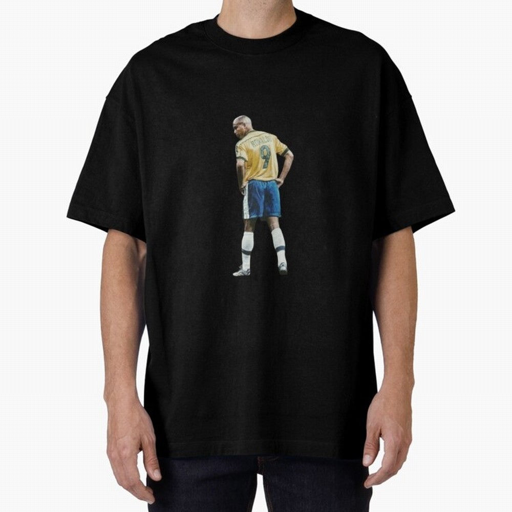 Brazilian Football Player from Milano Oversized T-Shirt Relive Legendary Nights from the FIFA World Cup 2026 USA Canada Mexico Journey through Messi and Cristiano Ronaldo Highlights, England Pride, Game Day Rituals, Football Legends, Country Pride