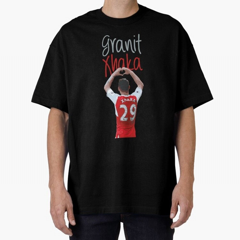 Granit Xhaka Oversized T-Shirt Celebrate Every Goal in FIFA World Cup 2026 Group Stage Made for Messi, CR7 and Mbappe, Portugal, Spain and Germany Energy, Tournament Hype, Historic Matchups, Family Viewing Parties and Global Sports Pride; Made for