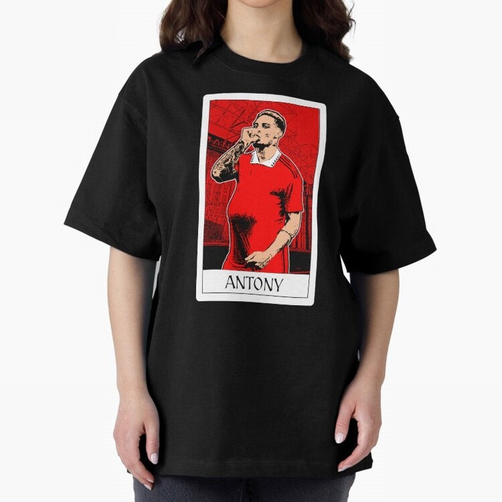 Antony Oversized T-Shirt Celebrate Golden Goal Energy in Match Day Hype around FIFA World Cup 2026, Mbappe and Neymar, Brazil, Portugal and Argentina, Stadium Chants, National Pride, Trophy Dreams and Unforgettable Football Memories; Ideal for