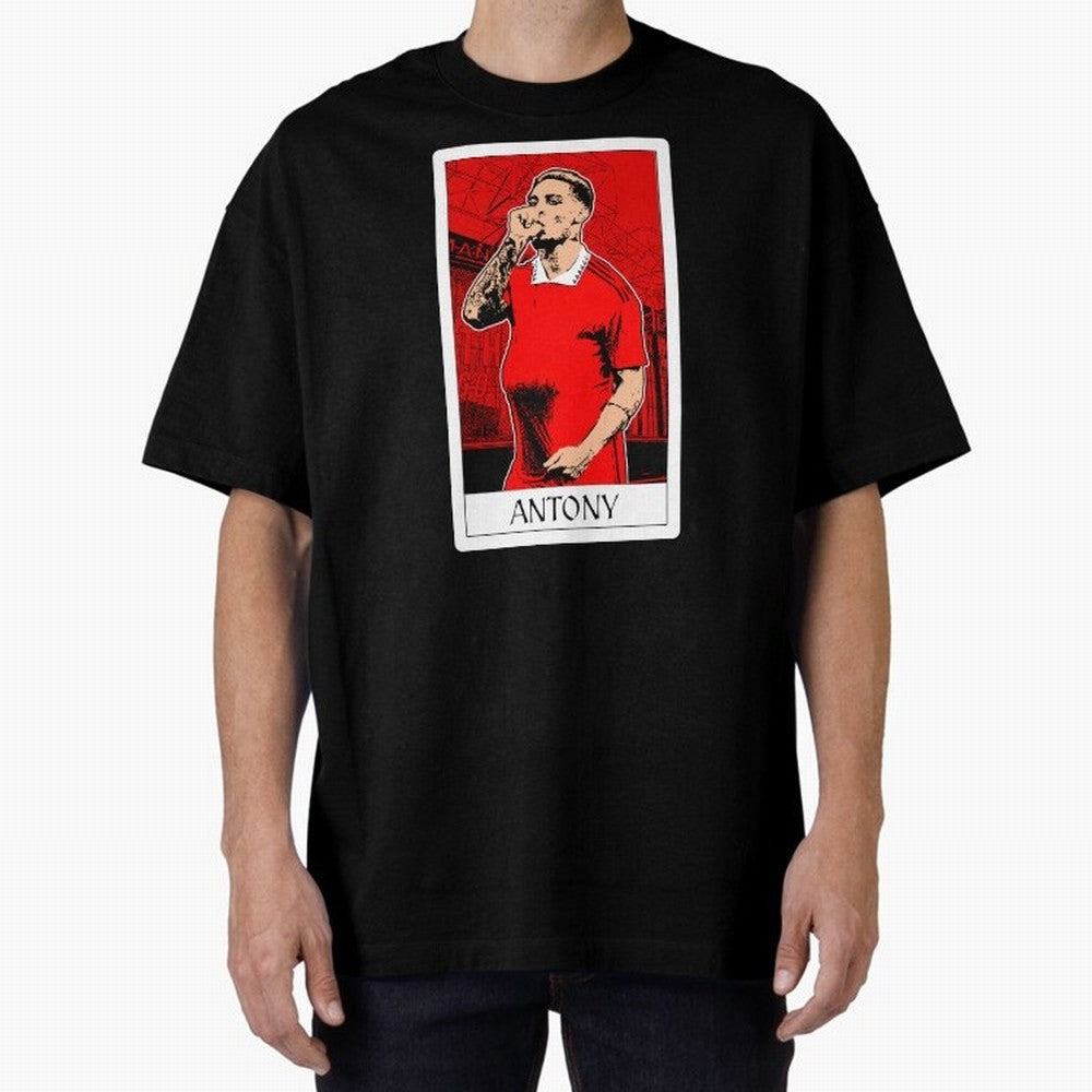Antony Oversized T-Shirt Celebrate Golden Goal Energy in Match Day Hype around FIFA World Cup 2026, Mbappe and Neymar, Brazil, Portugal and Argentina, Stadium Chants, National Pride, Trophy Dreams and Unforgettable Football Memories; Ideal for