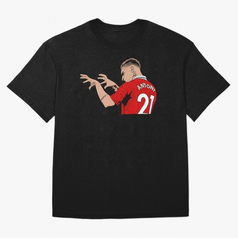 Antony Oversized T-Shirt Feel the Trophy Chase of the FIFA World Cup 2026 Journey through Haaland Highlights, Brazil Pride, Football Passion, Legendary Performances, Festival Vibes and Supporter Community; Ideal for Football Dads, Football Moms,