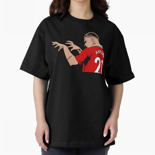 Antony Oversized T-Shirt Feel the Trophy Chase of the FIFA World Cup 2026 Journey through Haaland Highlights, Brazil Pride, Football Passion, Legendary Performances, Festival Vibes and Supporter Community; Ideal for Football Dads, Football Moms,
