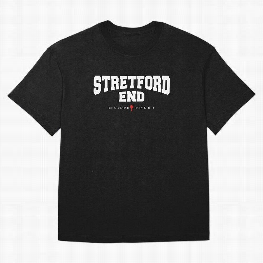 Stretford End - Manchester United Oversized T-Shirt Cheer through Every Moment of FIFA World Cup 2026 USA Canada Mexico for Fans of Neymar and Argentina, Bringing Match Day Excitement, Supporter Culture, Golden Goals and Global Football Passion;