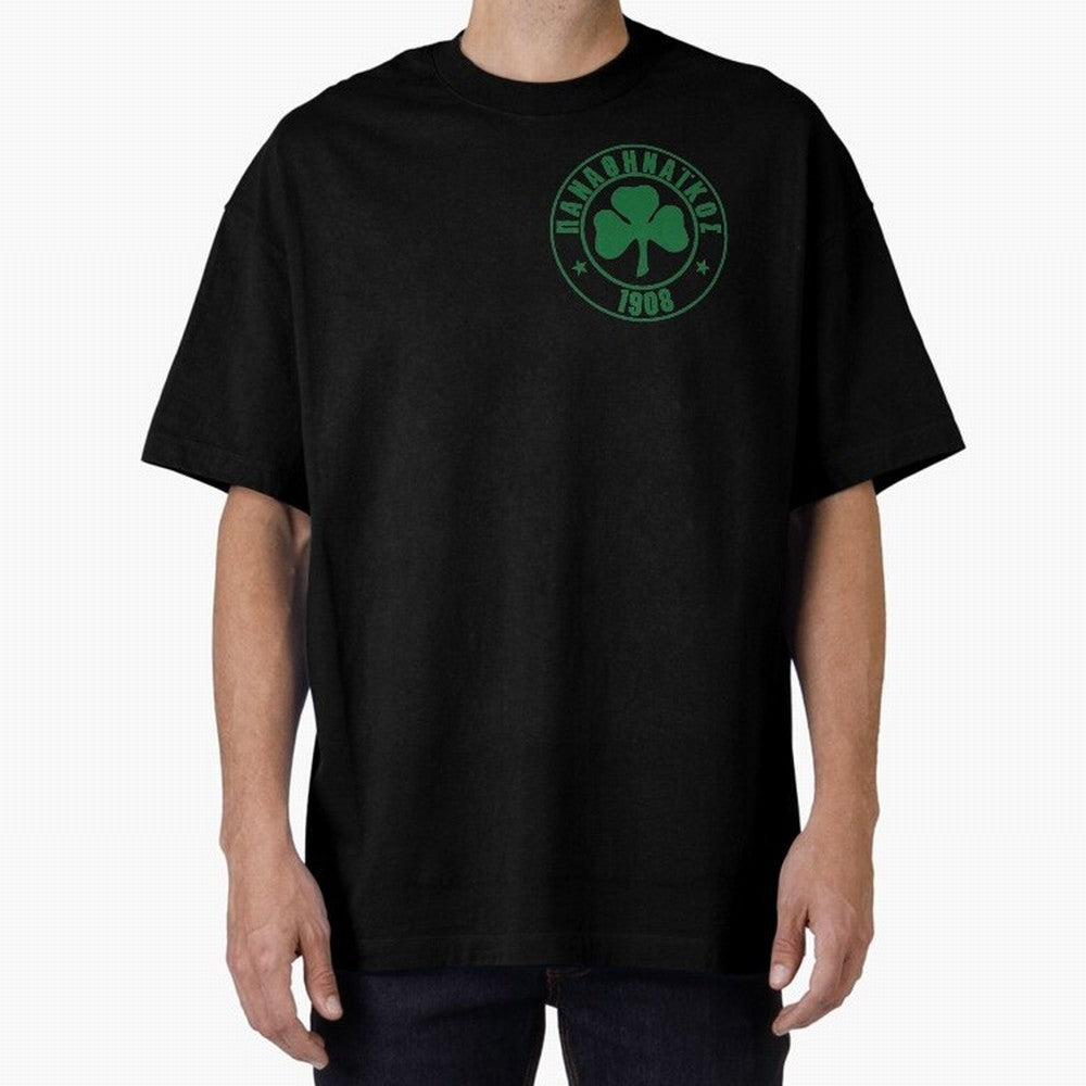 Panathinaikos FC Oversized T-Shirt Support Your Favorite Stars during Match Day Hype around FIFA World Cup 2026, Messi, England, France and Netherlands, Vintage Soccer Flavor, Modern Football Stars, National Flags and Final Night Emotion; Built for