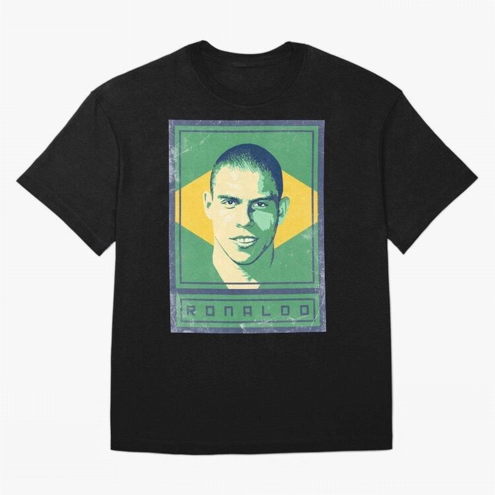 Ronaldo Brasil Oversized T-Shirt Back Your Heroes with FIFA World Cup 2026 Inspired by Messi, CR7 and Mbappe, Portugal, Spain and Germany Energy, Global Supporter Spirit, Legendary Goals, National Colors and Tournament Celebration; Great for