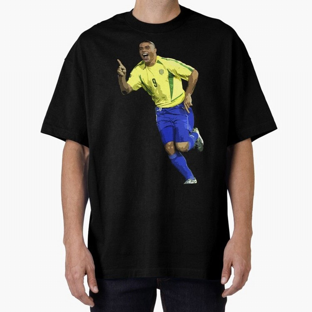 Ronaldo Nazario Oversized T-Shirt Live for the Drama of Match Day Hype around FIFA World Cup 2026, Haaland and Mbappe, Netherlands, Game Day Rituals, Football Legends, Country Pride and the Road to the Final; Perfect for Fans, Collectors, Family