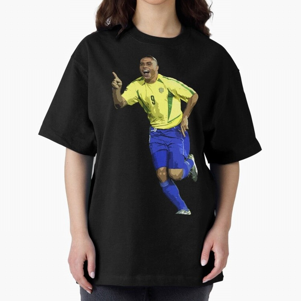 Ronaldo Nazario Oversized T-Shirt Live for the Drama of Match Day Hype around FIFA World Cup 2026, Haaland and Mbappe, Netherlands, Game Day Rituals, Football Legends, Country Pride and the Road to the Final; Perfect for Fans, Collectors, Family