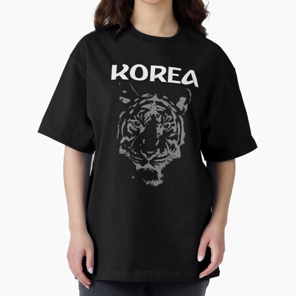 Team Korea Soccer Oversized T-Shirt Celebrate the Next Chapter of FIFA World Cup 2026 USA Canada Mexico Spirit, Capturing Argentina, Messi and Cristiano Ronaldo, Champion Mindset, Group Stage Buzz, Knockout Tension and Passionate Fan Culture; Made