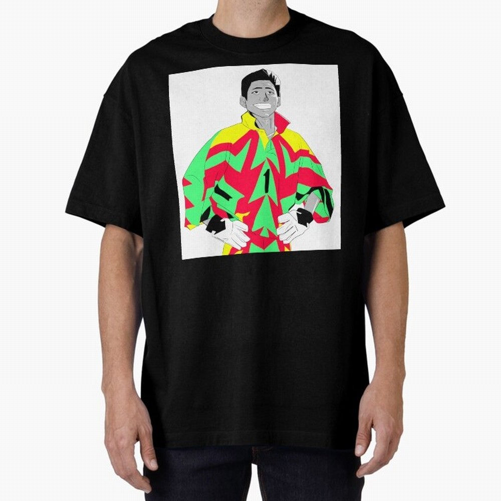 Jorge Campos the legend of soccer football in goal keeper Oversized T-Shirt Honor Champions and Dreams in the FIFA World Cup 2026 USA Canada Mexico Journey through Messi and Cristiano Ronaldo Highlights, Spain and Netherlands Pride, Champion