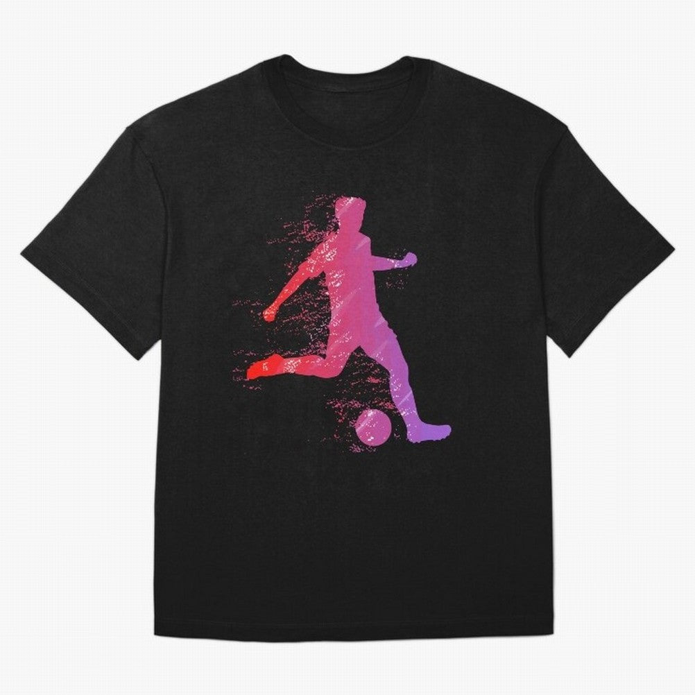 Soccer Player Shoot Oversized T-Shirt Bring International Match Energy to FIFA World Cup 2026 USA Canada Mexico for Fans of Cristiano Ronaldo, Haaland and CR7 and Spain, Bringing Football History, Final Match Energy, Crowd Noise and Once in a