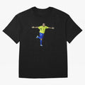 Brazilian Legend Ronaldo Oversized T-Shirt Follow FIFA World Cup 2026 Group Stage Celebrating Haaland and Mbappe, England and Germany Energy, Retro Football Energy, Iconic Rivalries, Trophy Chase Drama and Stadium Atmosphere; Ideal for Football