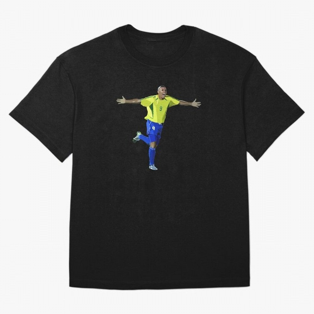 Brazilian Legend Ronaldo Oversized T-Shirt Follow FIFA World Cup 2026 Group Stage Celebrating Haaland and Mbappe, England and Germany Energy, Retro Football Energy, Iconic Rivalries, Trophy Chase Drama and Stadium Atmosphere; Ideal for Football