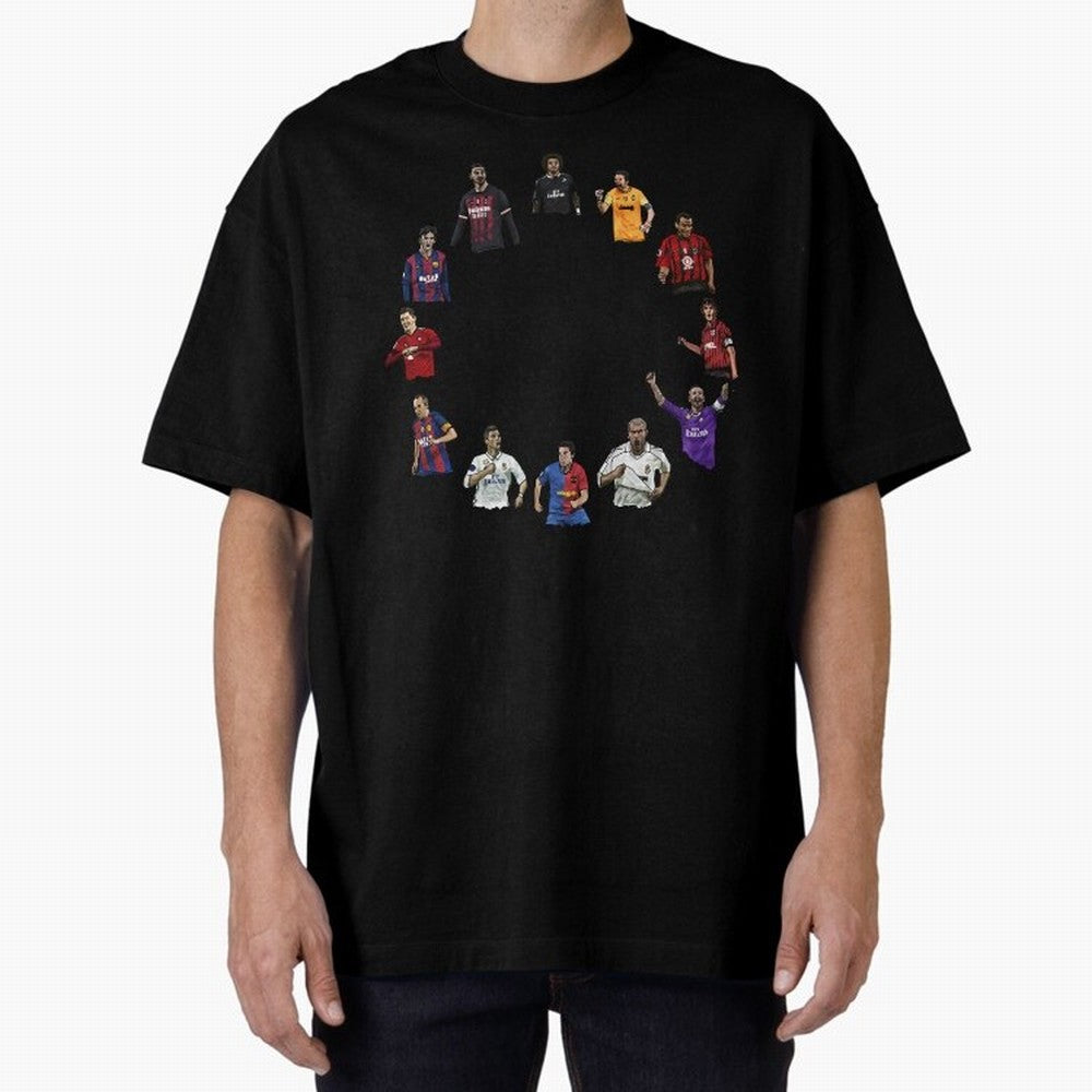 The Best football players Oversized T-Shirt Bring Home FIFA World Cup 2026 Group Stage Spirit, Made for Brazil, Cristiano Ronaldo, Haaland and CR7, Tournament Hype, Historic Matchups, Family Viewing Parties and Global Sports Pride; Great for