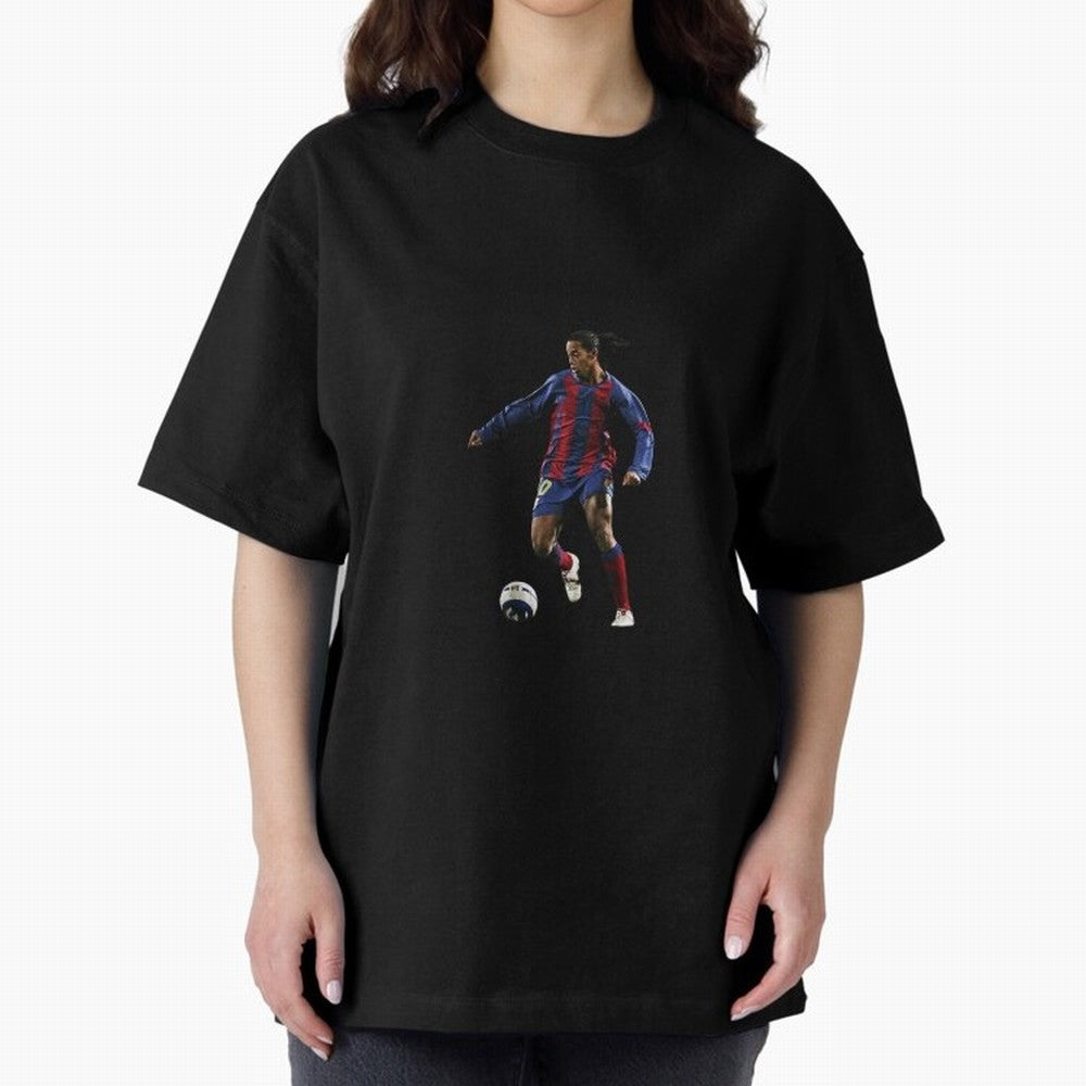 Ronaldinho Gaucho Oversized T-Shirt Show Your Stadium Side during FIFA World Cup 2026 Spirit, Built around Netherlands, CR7 and Messi, Soccer Culture, Superstar Moments, National Team Dreams and Competitive Fire; Perfect for Fans, Collectors,