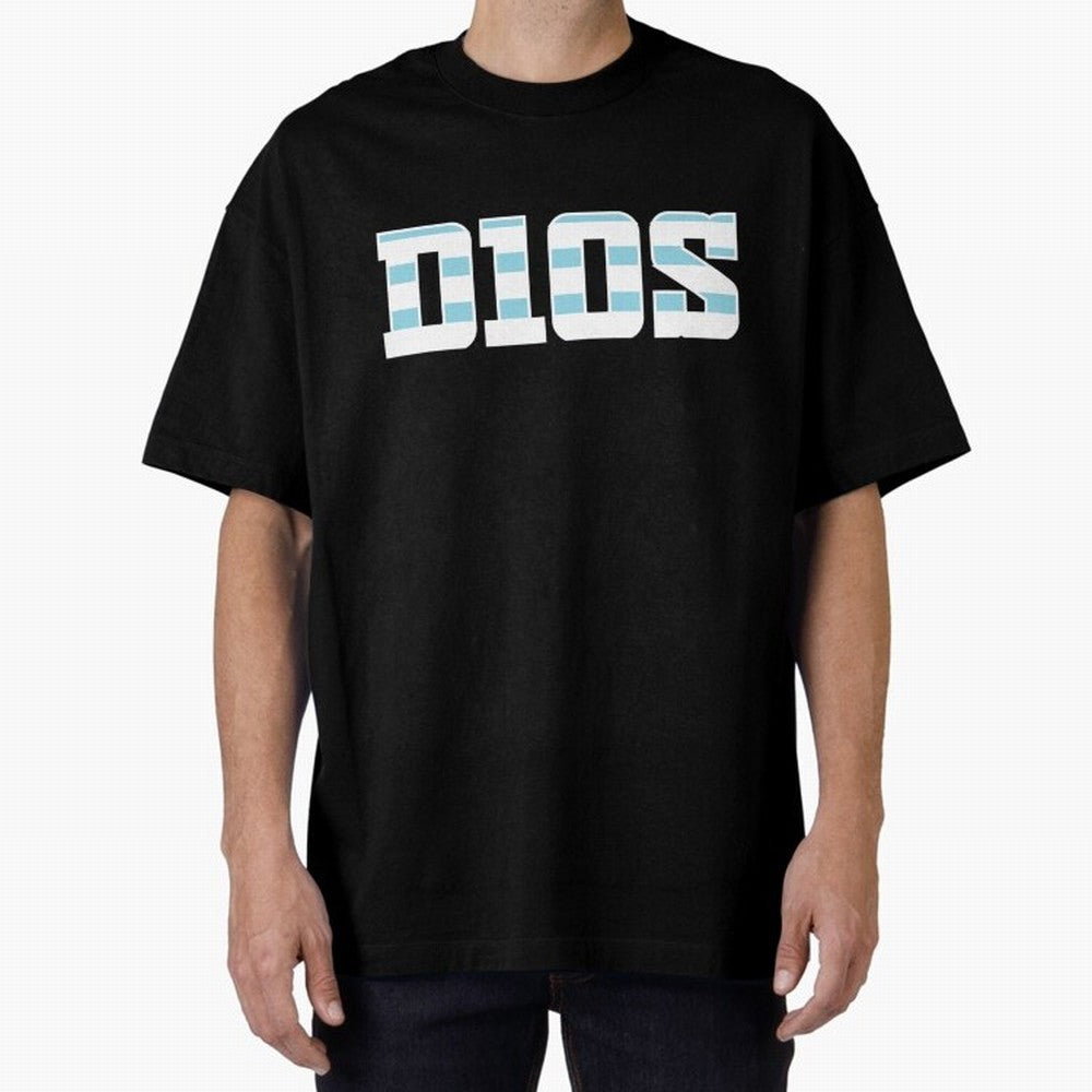 D10S Oversized T-Shirt Honor the FIFA World Cup 2026 Journey through Haaland Highlights, England, France and Netherlands Pride, Football Passion, Legendary Performances, Festival Vibes and Supporter Community; Ideal for Passionate Fans Who Love