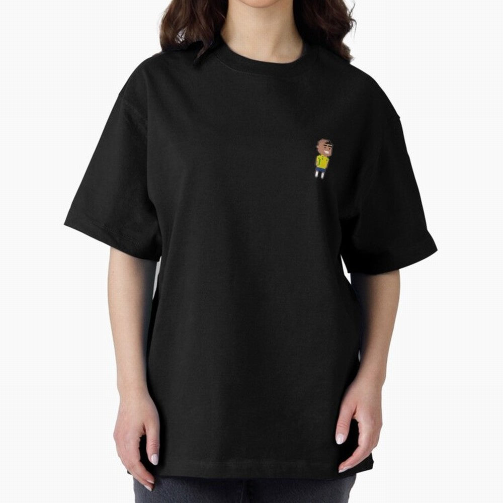 R9 Brazil 2002 Oversized T-Shirt Support Iconic Players in Global Football Passion for FIFA World Cup 2026 Group Stage, Inspired by CR7, Germany, Match Day Excitement, Supporter Culture, Golden Goals and Global Football Passion; Made for Die Hard
