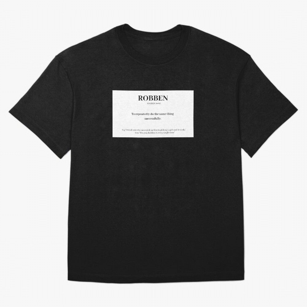 ROBBEN Oversized T-Shirt Keep the Match Day Mood of Global Football Passion for FIFA World Cup 2026 USA Canada Mexico, Driven by Cristiano Ronaldo, England, Global Supporter Spirit, Legendary Goals, National Colors and Tournament Celebration; Great