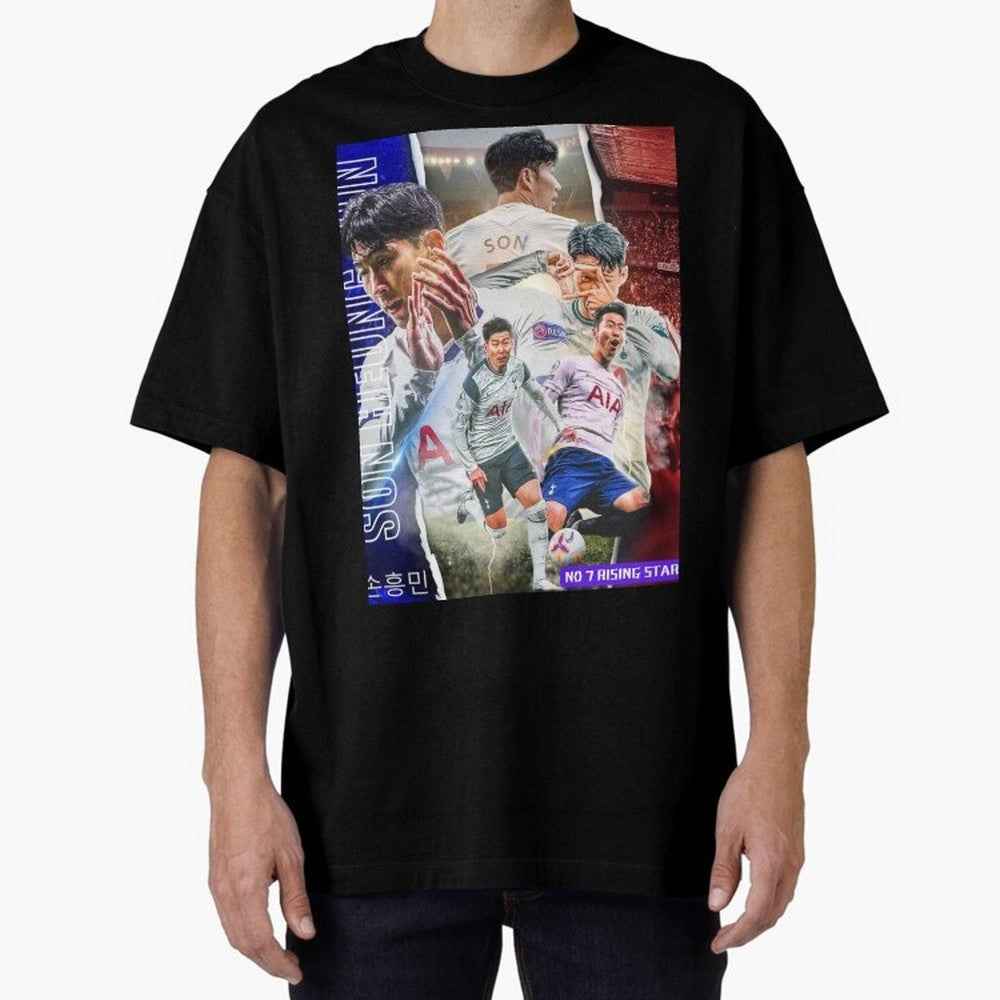 THE 7 STAR SON HEUNG MIN SPECIAL ON REDBUBBLE Oversized T-Shirt Keep the Legacy of FIFA World Cup 2026 for Fans of Neymar, Haaland and Cristiano Ronaldo and England, Bringing Football Passion, Legendary Performances, Festival Vibes and Supporter