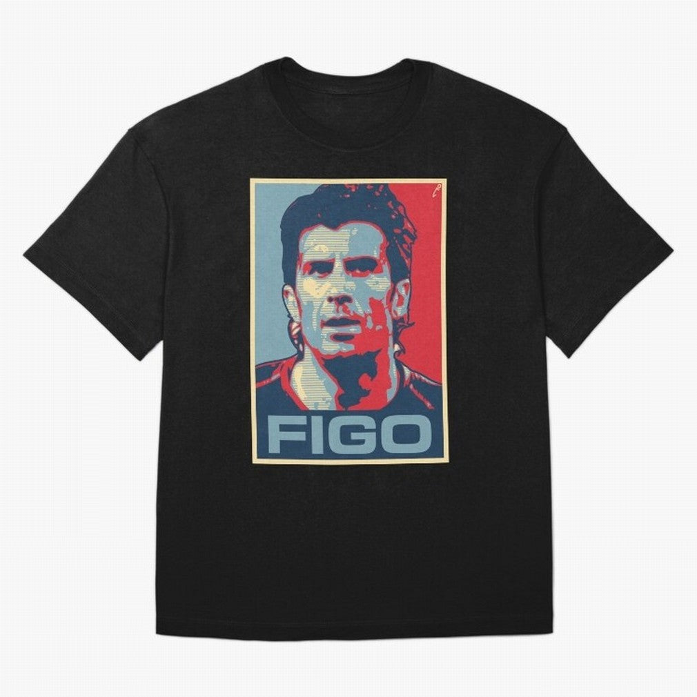 Figo Oversized T-Shirt Represent Football Lovers during Match Day Hype around FIFA World Cup 2026 USA Canada Mexico, Neymar, Brazil, Football Passion, Legendary Performances, Festival Vibes and Supporter Community; Perfect for Supporters Who Want