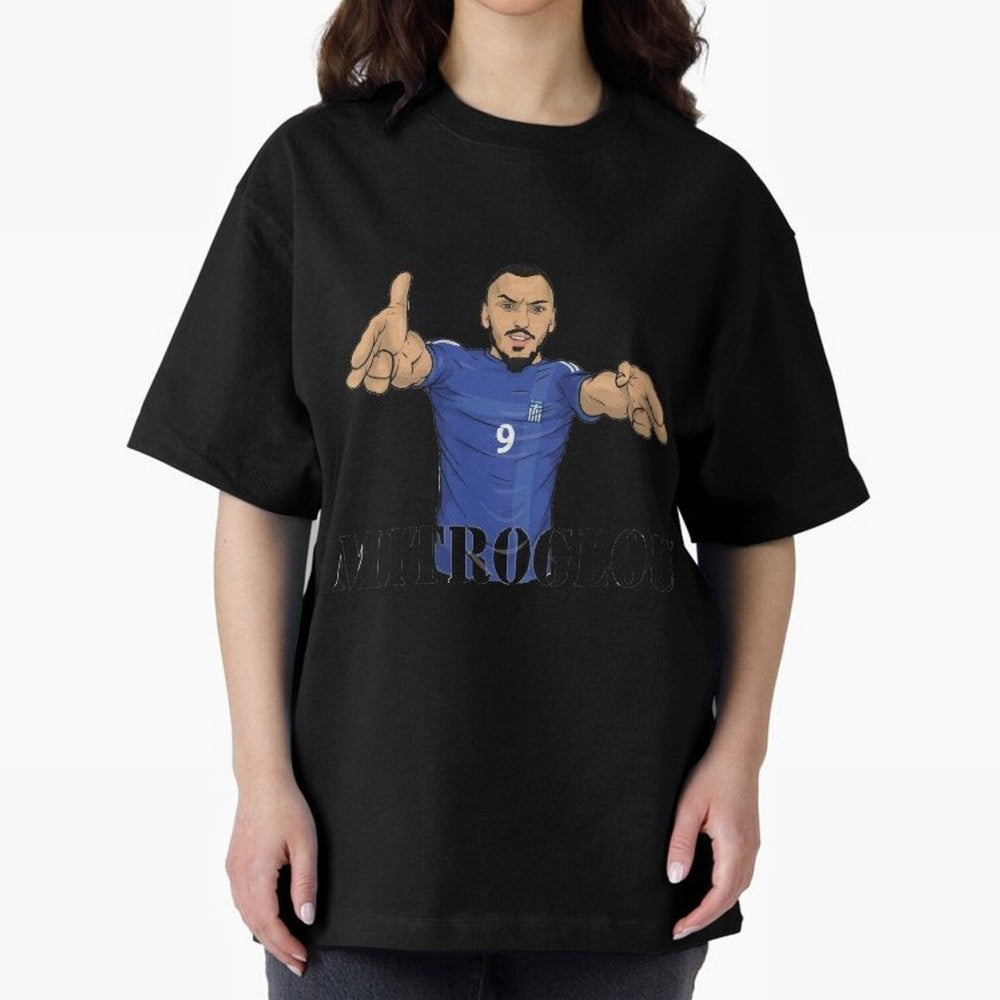 Kostantinos Mitroglou Oversized T-Shirt Show Up for the Glory of the FIFA World Cup 2026 Group Stage Journey through Cristiano Ronaldo, Haaland and CR7 Highlights, Brazil Pride, Classic Soccer Heritage, Championship Pressure, Fan Loyalty and