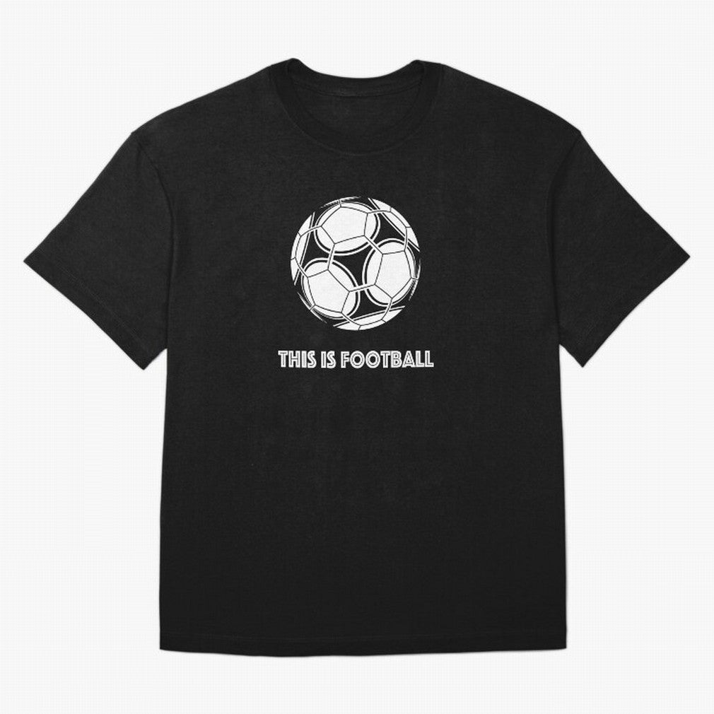 This Is Football Oversized T-Shirt Represent FIFA World Cup 2026 Spirit, Capturing France, Messi, CR7 and Mbappe, Fan Favorite Moments, National Team Passion, Big Match Drama and Soccer History; Made for Die Hard Supporters, Soccer Lovers, Game Day