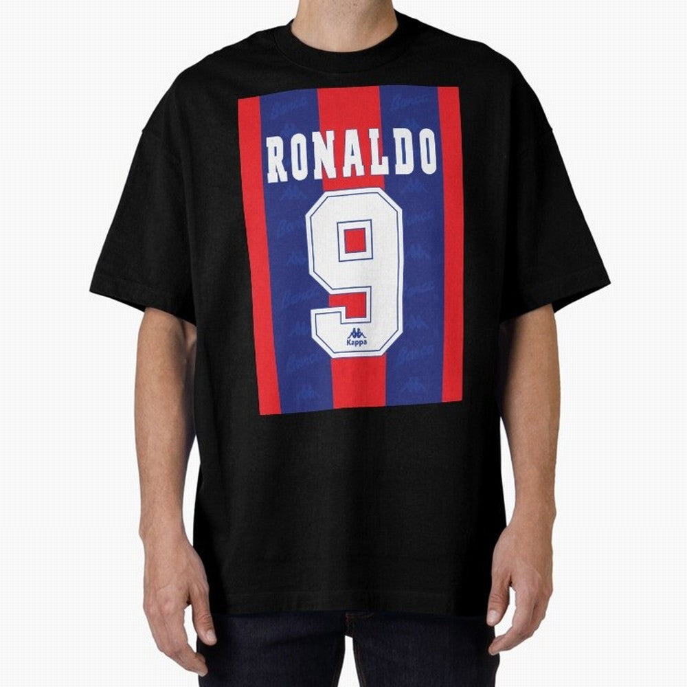 Barcelona Vintage Shirt 1995 Ronaldo 9 Oversized T-Shirt Bring Stadium Energy to Match Day Hype around FIFA World Cup 2026 USA Canada Mexico, Haaland and Mbappe, Brazil, Goal Celebration Energy, Supporter Heritage, Football Icons and Worldwide